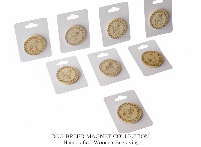 Dog Breed Magnet Collection