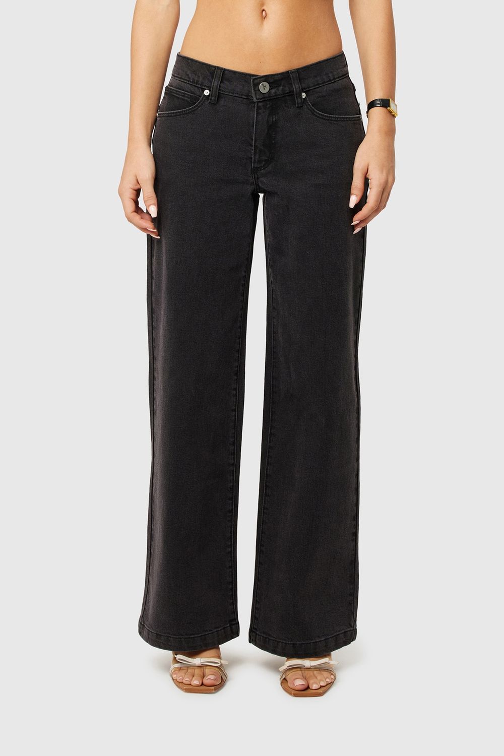 A 99 Baggy Cara - Washed Black