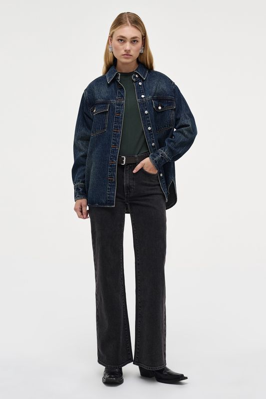 Neuw Eva Wide French Black - Washed Black