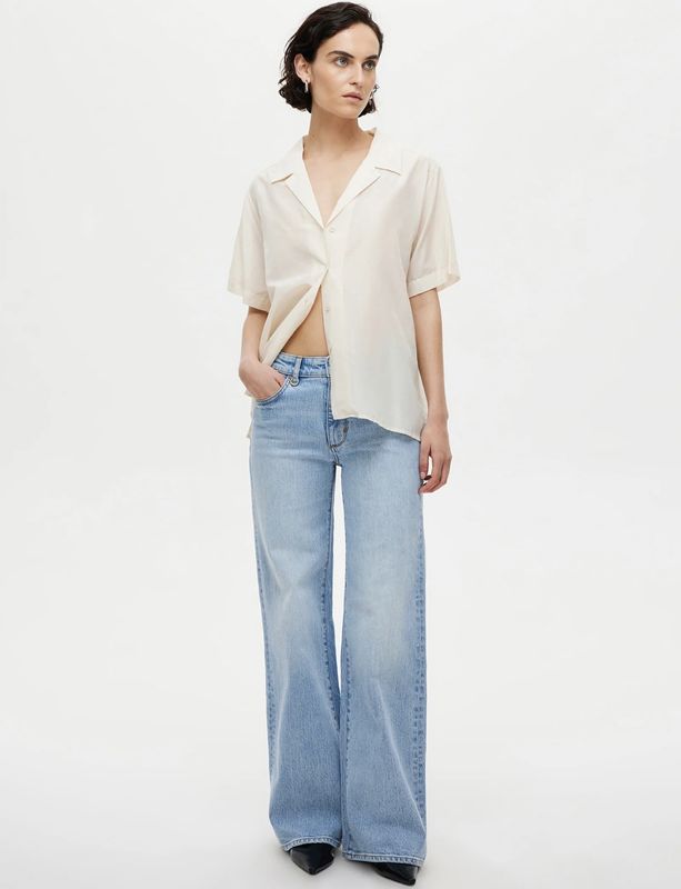 Neuw Eva Wide Aurora - Light Vintage Indigo