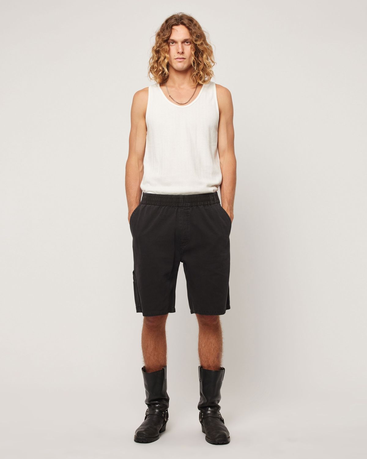 Rollas Tradie Carpenter Short - Sulphur Black