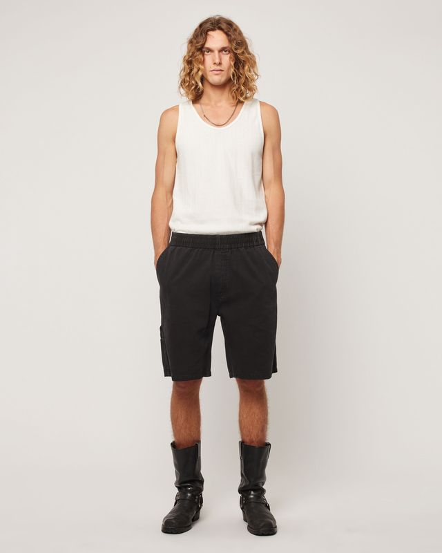 Rollas Tradie Carpenter Short - Sulphur Black