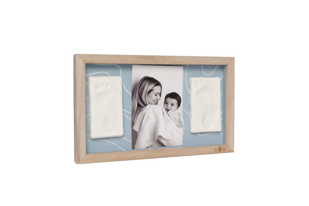 Clay Keepsake with Photo Frame - Dual Prints