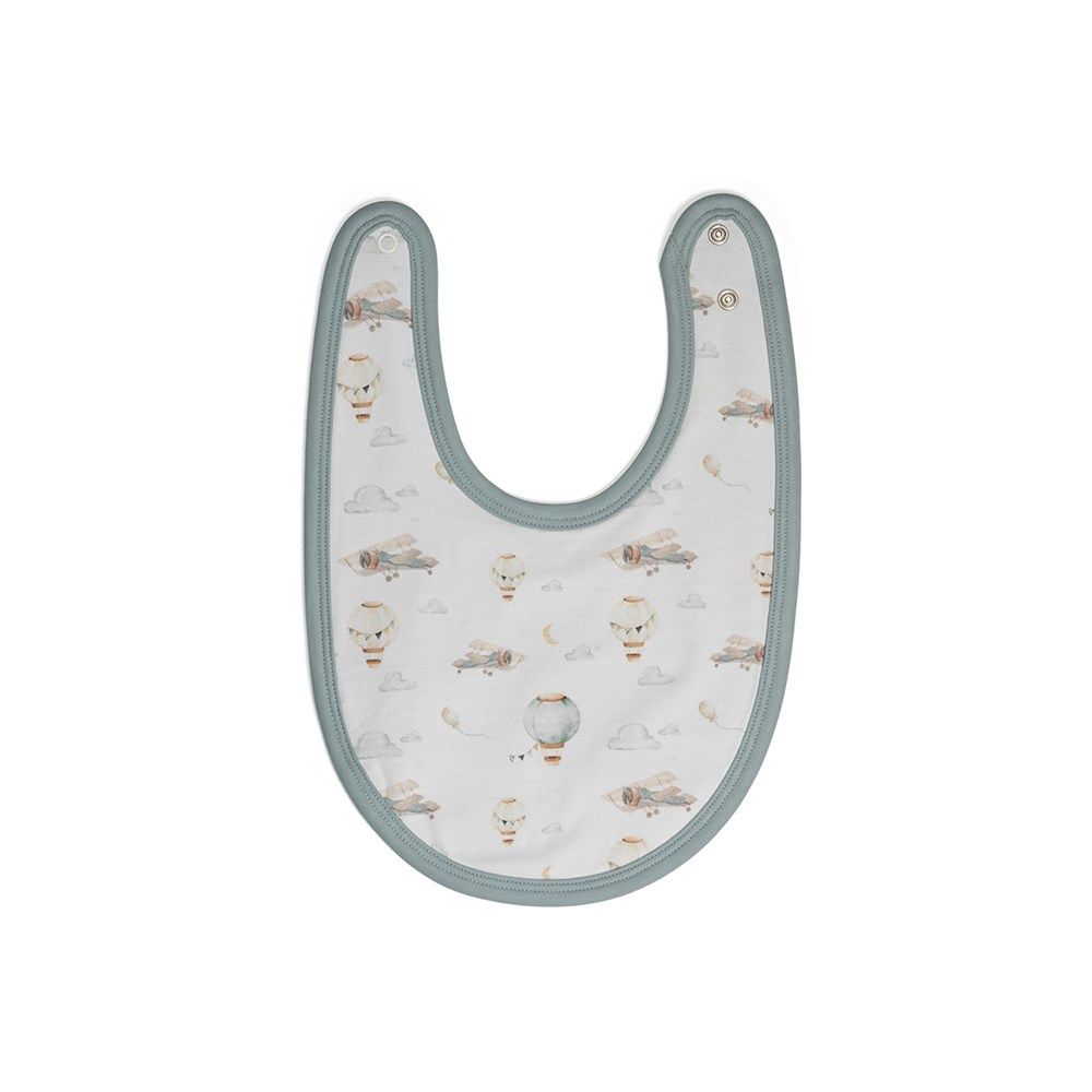 Dimples LB Cotton Bib - Balloon