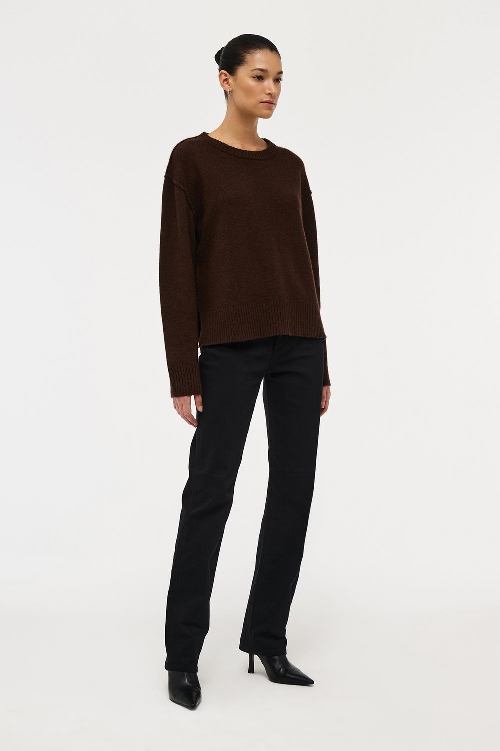 Neuw Yak Knit Crew-Sable