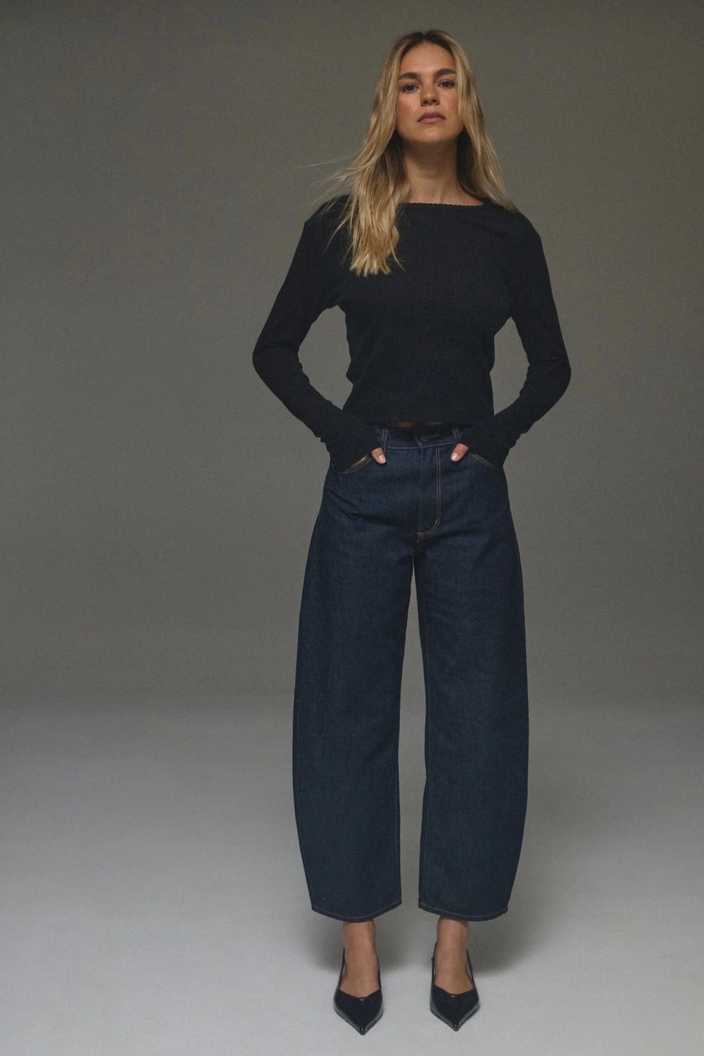 Rollas Gigi Barrel Super Rinse - Rinse Denim