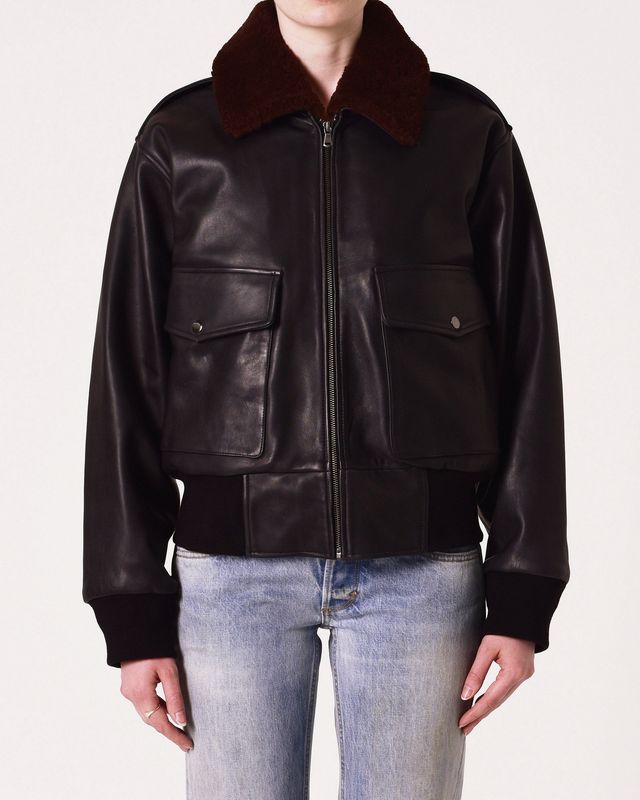 Neuw Romy Leather Bomber