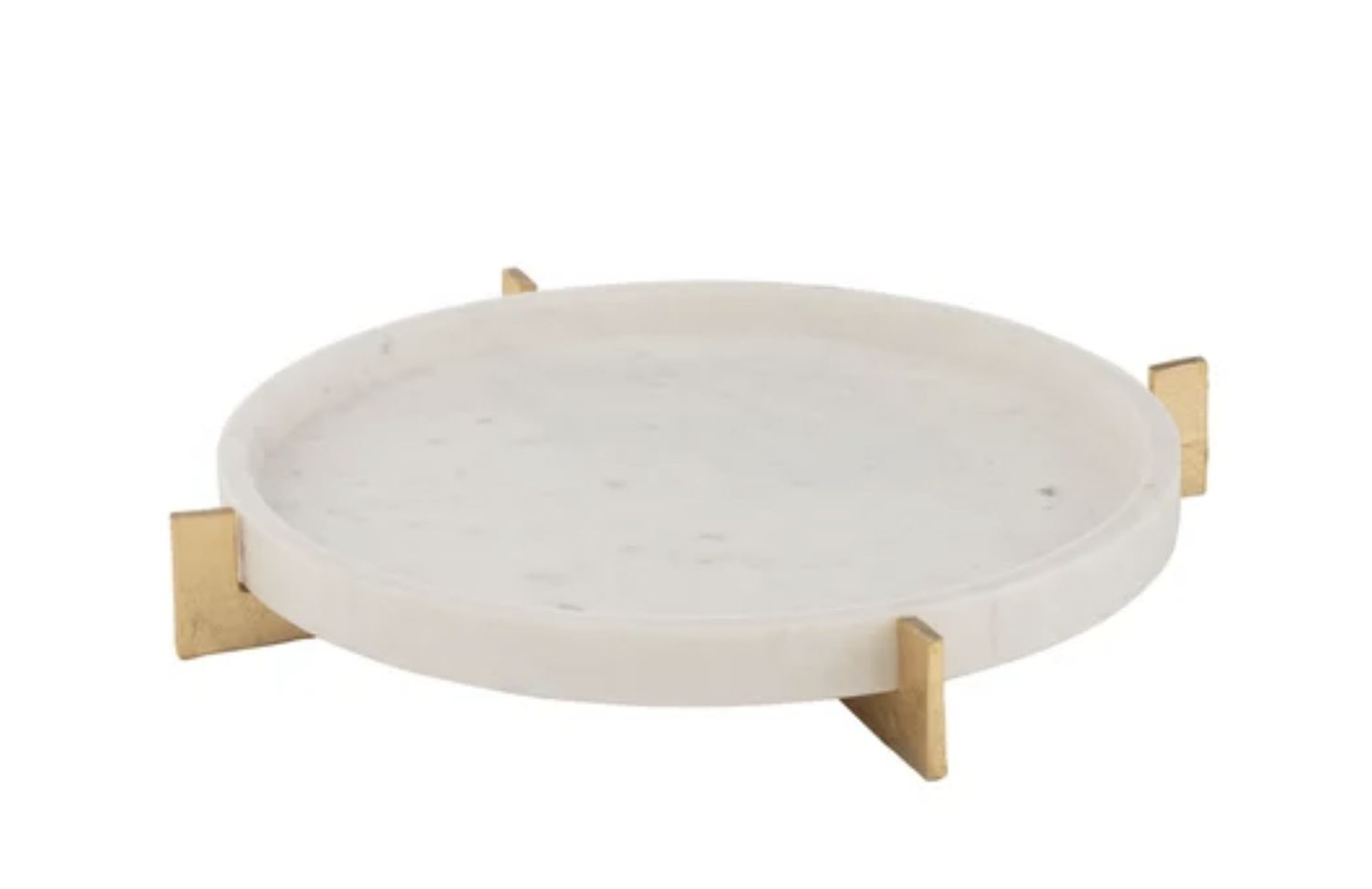 Dienblad marmer-goud