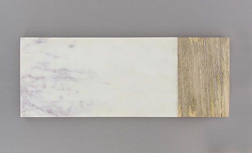 Serveer -of snijplank CHOP, - Marmer/hout