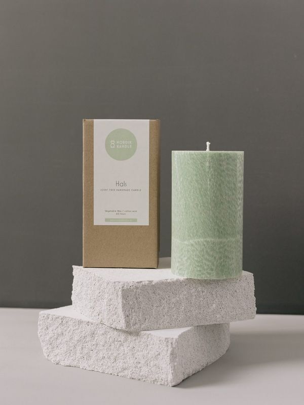 Cilinderkaars Hals - Mint