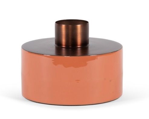 Vaas Copper - laag, Kleur: Terracotta