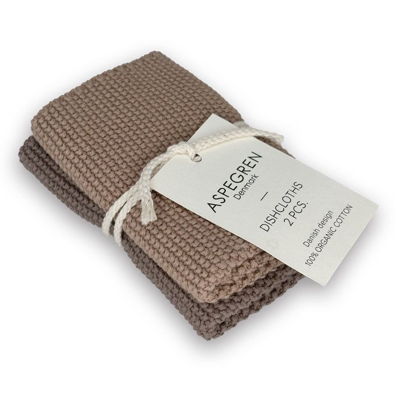 Vaatdoek gebreid - Solid - Set van 2