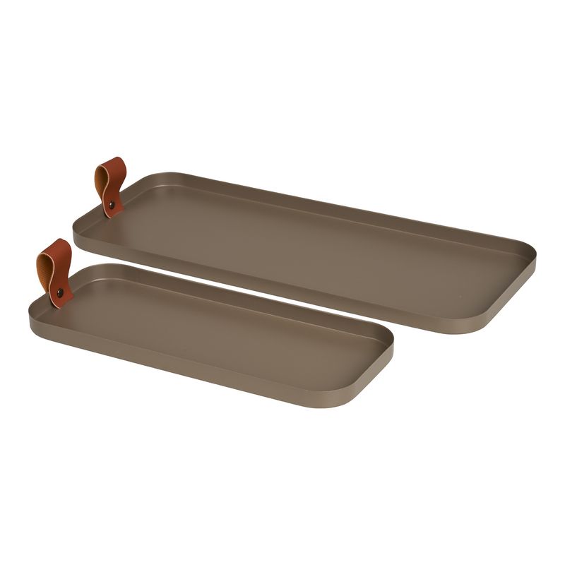Dienblad Steel - set van 2
