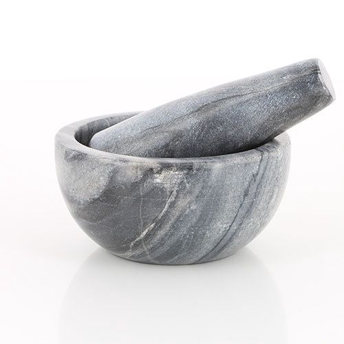 Vijzel met stamper MILL - Marmer