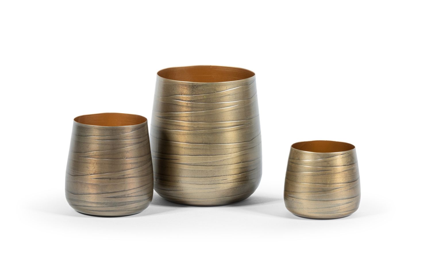 Theelichthouderset Striped