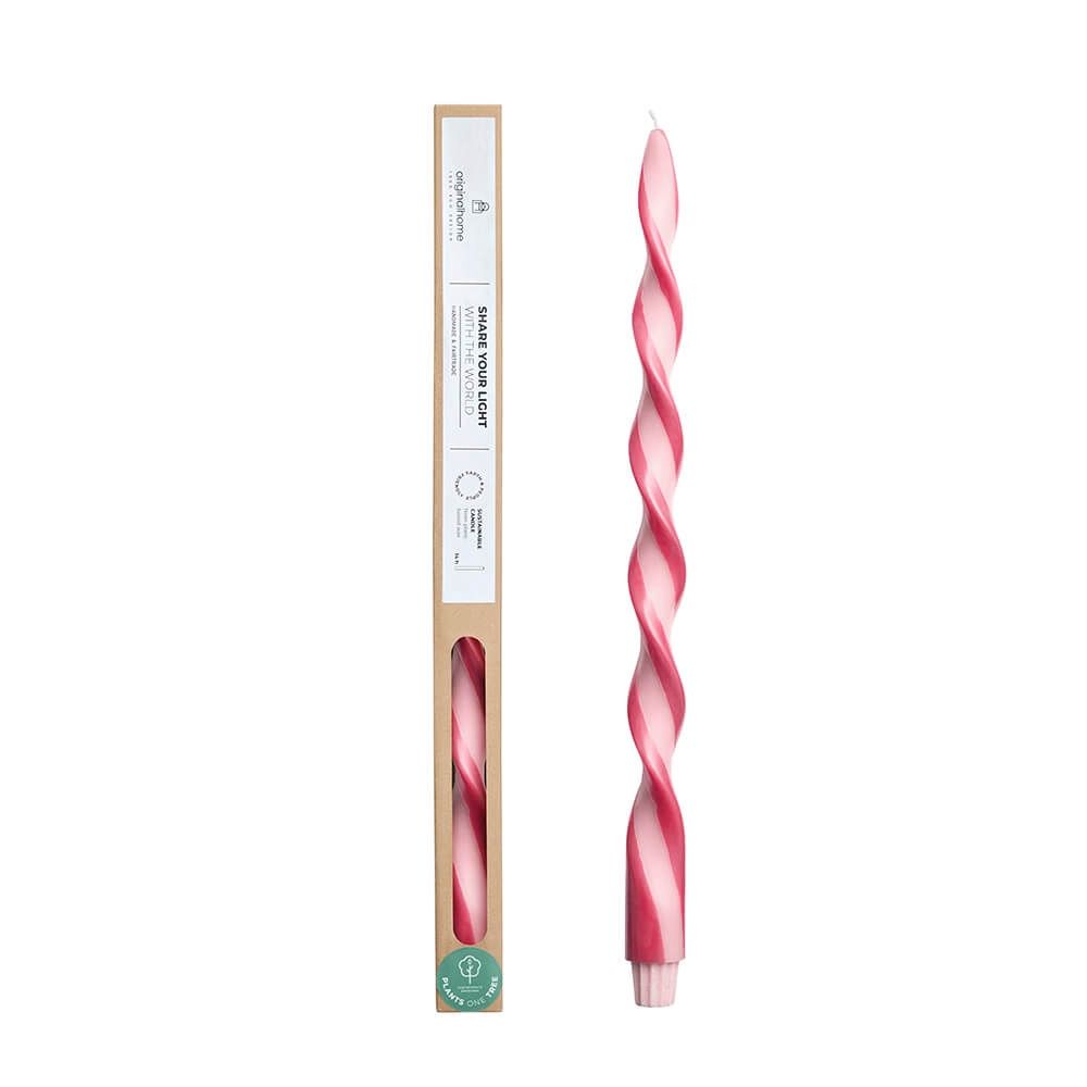 Dinerkaars Duo Spiral, Kleur: Raspberry