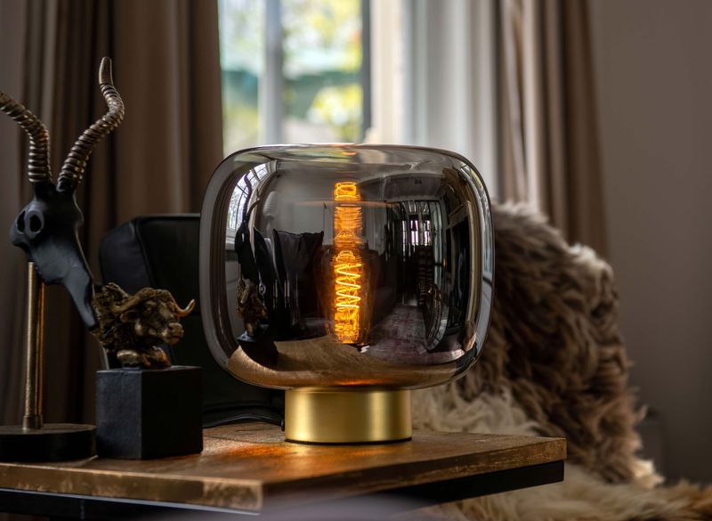 Tafellamp Round Preston - amber