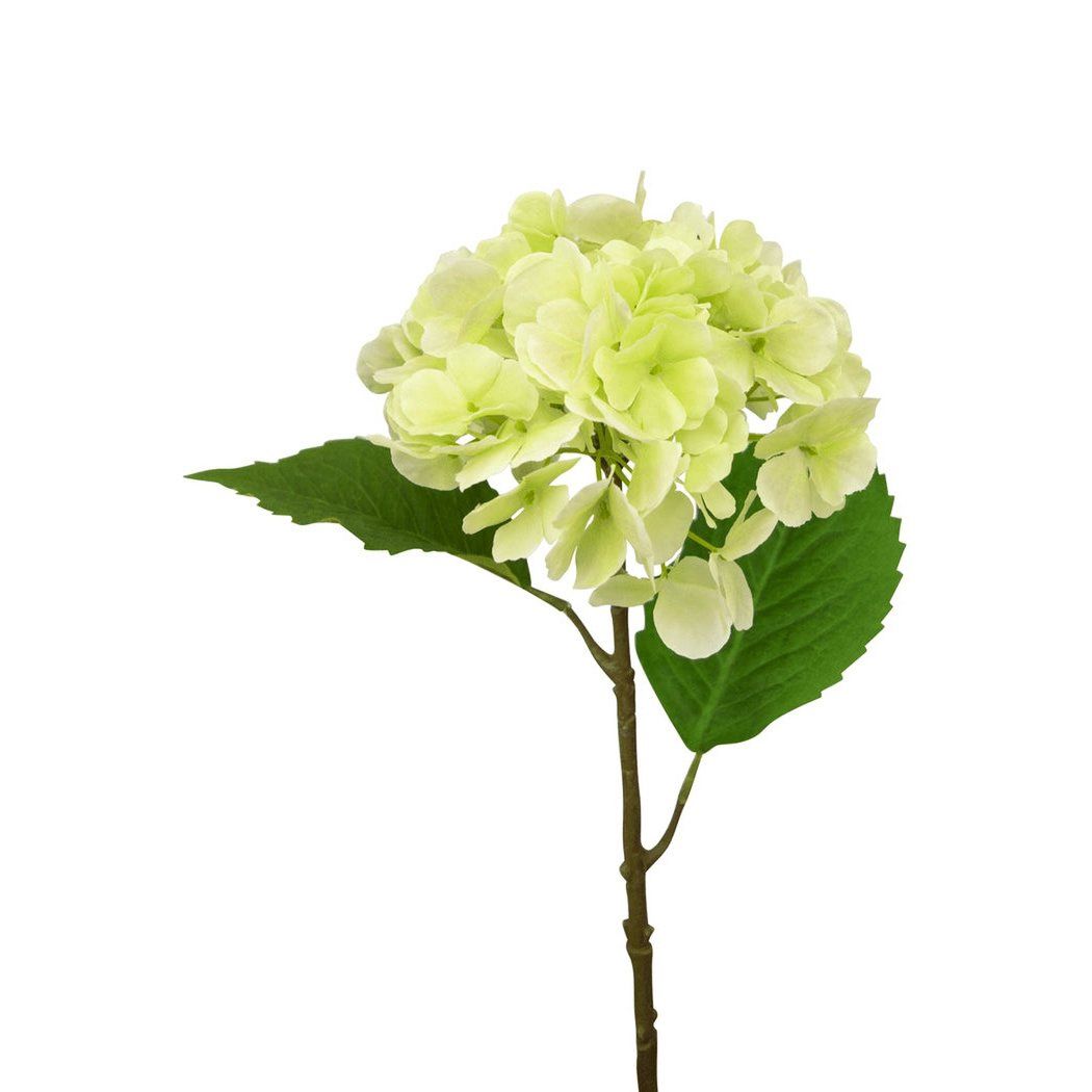 Kunstbloem Hortensia - green