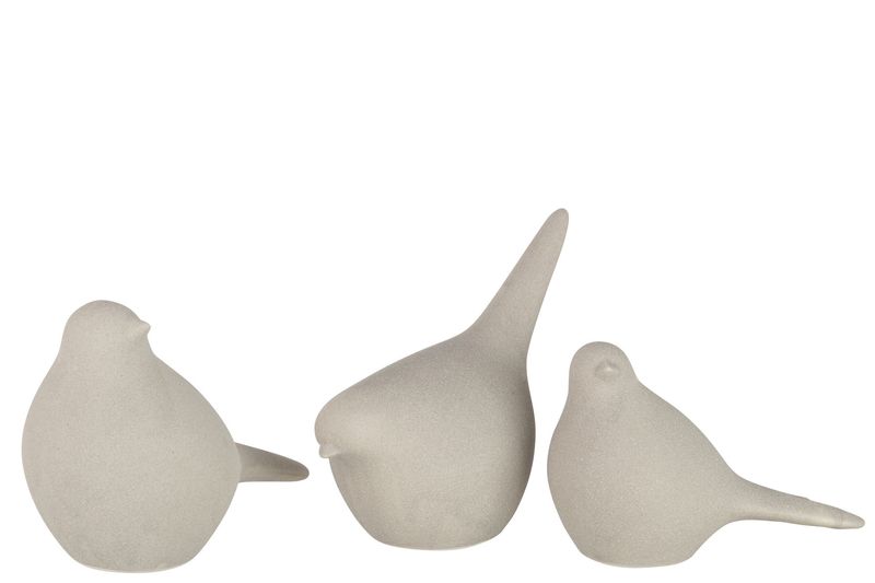 Beelden vogels - set van 3