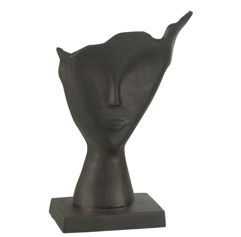 Beeld Gezicht S - goud of zwart