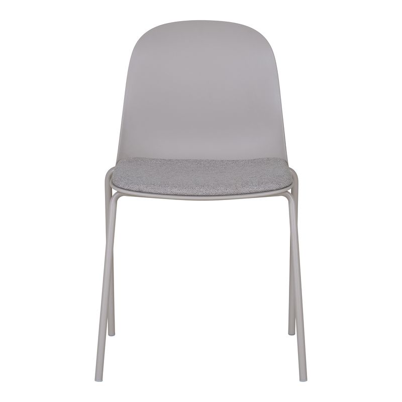 Set van 4 eetkamerstoelen Madalena - Grijs of zwart