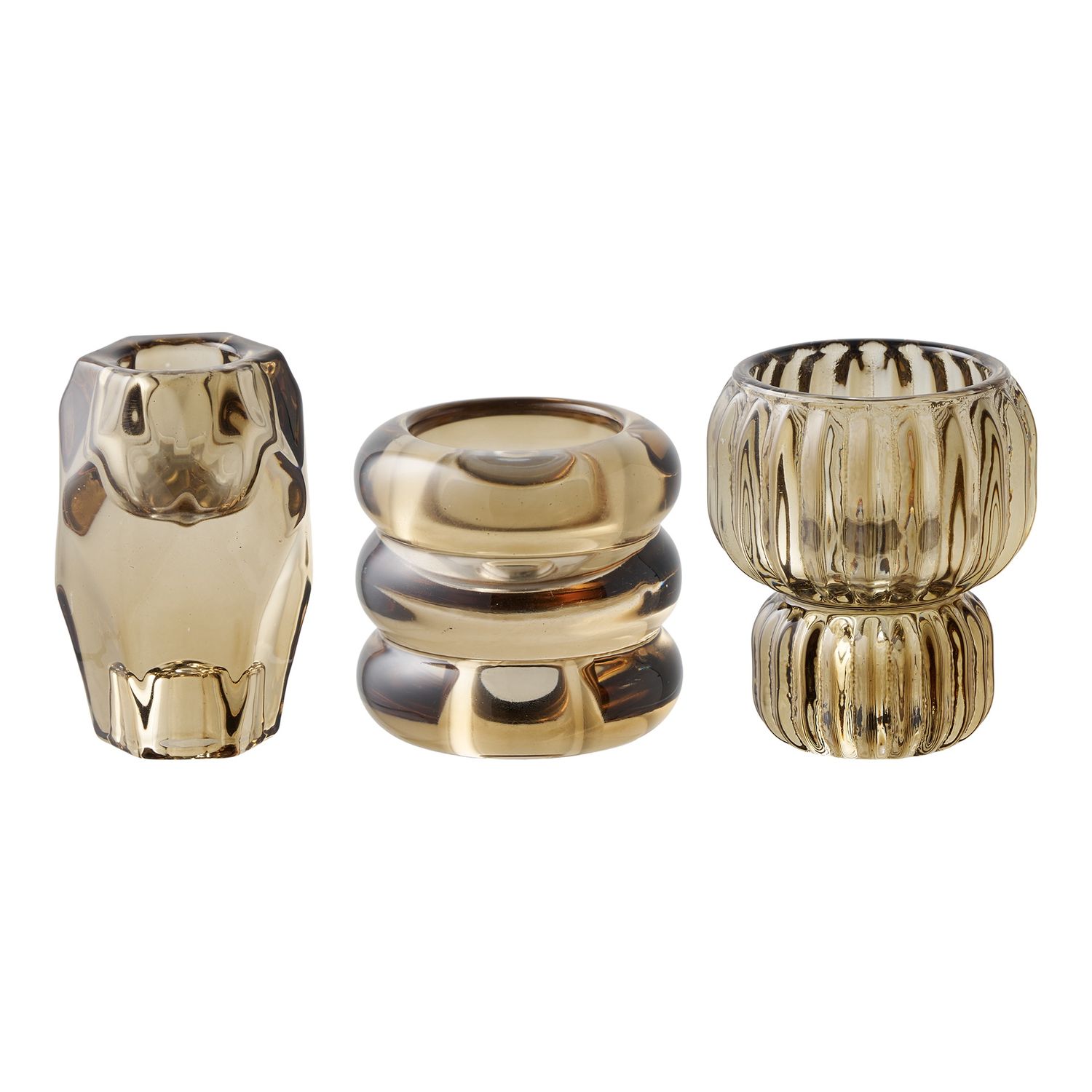 Kaarsenhouder Glass - set van 3