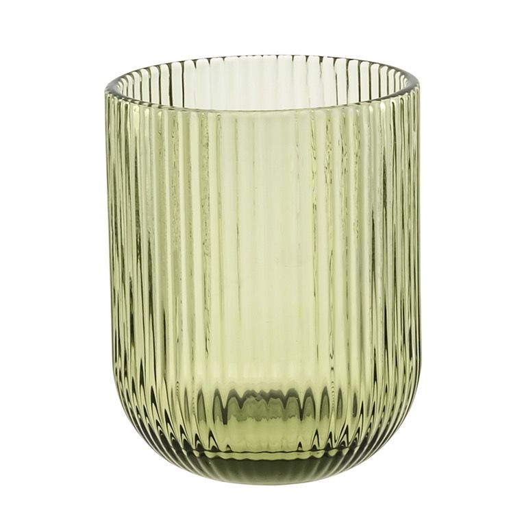 Waterglas Twisty - Groen of Roze, Colour: Groen