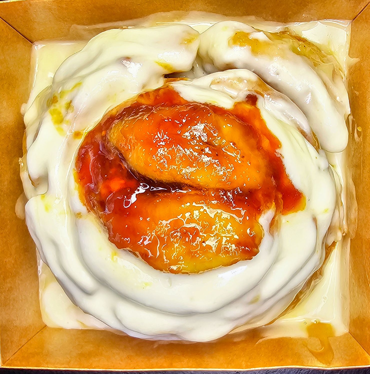 Banana Foster Cinnamon Roll