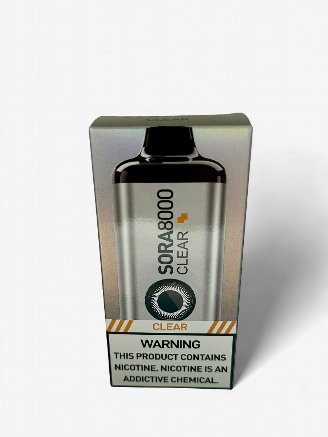 Sora - 8000 Puffs, Type: Clear Orange 5%