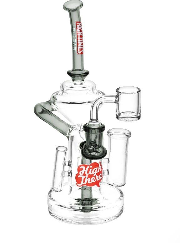 High Times® x Pulsar High There! All in One Glass Dab Station | 9" | 14mm F