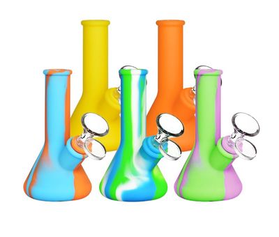 Traveler Silicone Beaker Water Pipe | 5" | 14mm F