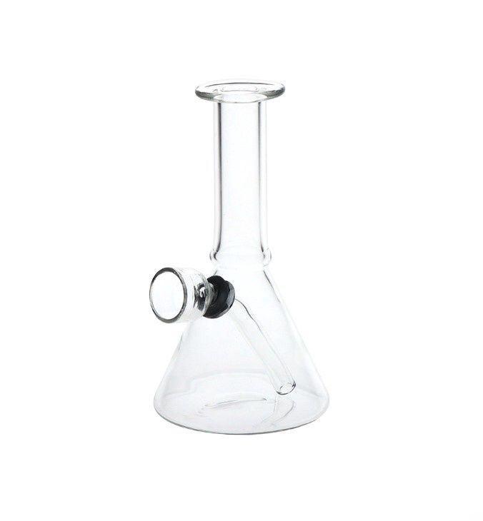 Mini But Mighty Beaker Glass Water Pipe | 4.75"