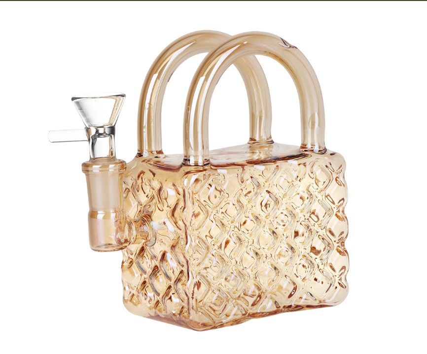 SeshGear Luxury Hand Bag Glass Water Pipe | 5.25" | 14mm F