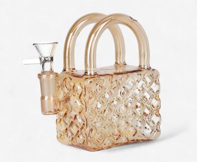 SeshGear Luxury Hand Bag Glass Water Pipe | 5.25" | 14mm F