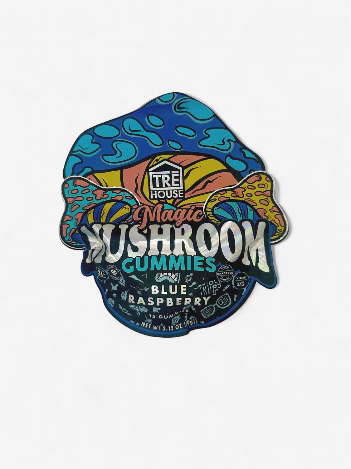 Tre House - Blue Razz (Mushroom Gummies)