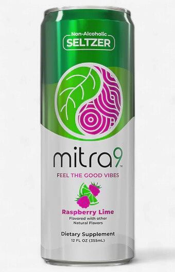 Mitra9 | Kratom Seltzers - Raspberry Lime