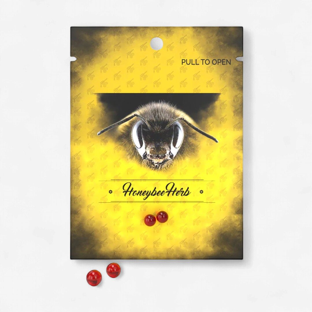 Honeybee Herb | Ruby Terp Pearls, Size: 6mm