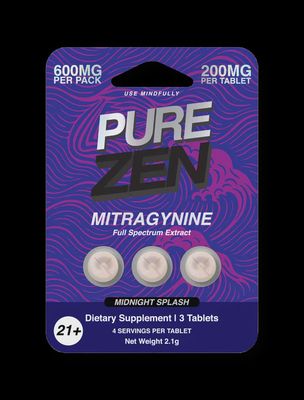 Pure Zen | 200mg Kratom Tablets