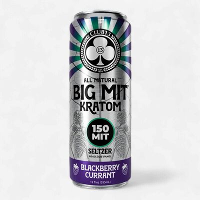 Club13 Kratom Seltzers | Blackberry Currant - 150 MIT