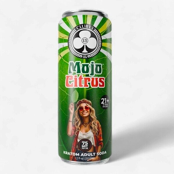 Club13 Kratom Seltzers | Mojo Citrus - 75 MIT
