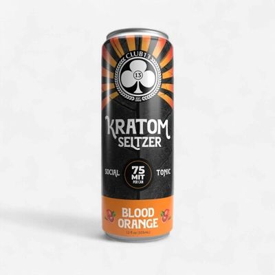 Club13 Kratom Seltzers | Blood Orange - 75 MIT