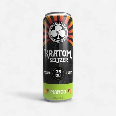 Club13 Kratom Seltzers | Mango - 75 MIT