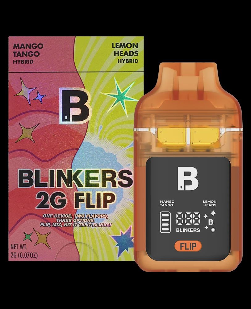 Blinkers |  Mango Tango / Lemon Heads THC-P 2g Dual Tank Flip Vape