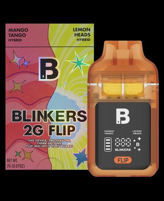 Blinkers |  Mango Tango / Lemon Heads THC-P 2g Dual Tank Flip Vape