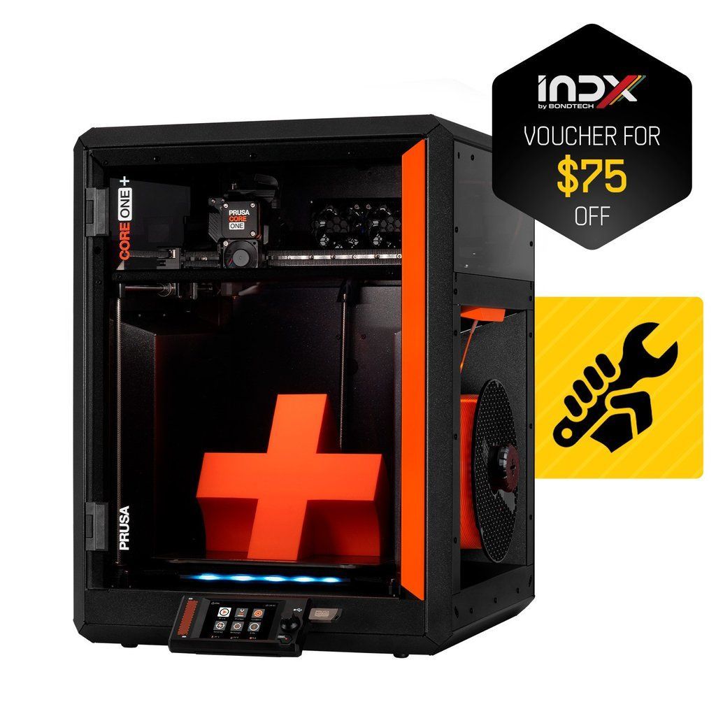 Prusa CORE One+ with INDX Upgrade Discount