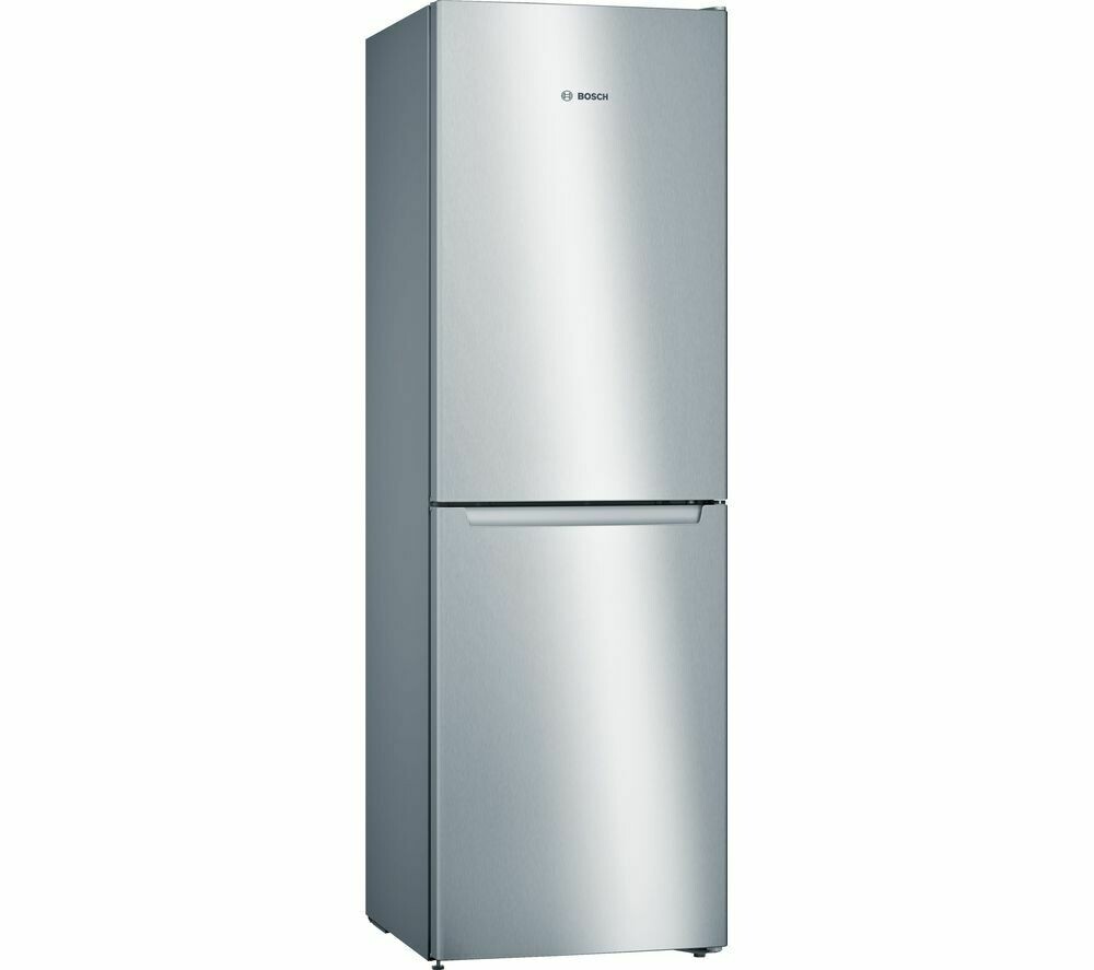 Bosch Fridge Freezer Frost Free 186cm Tall KGN34NL3AG - Silver