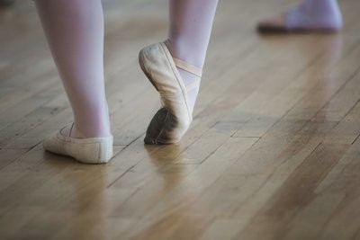 Split sole ballet shoes