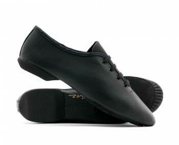 KATZ Split Sole Black Leather Jazz Shoe