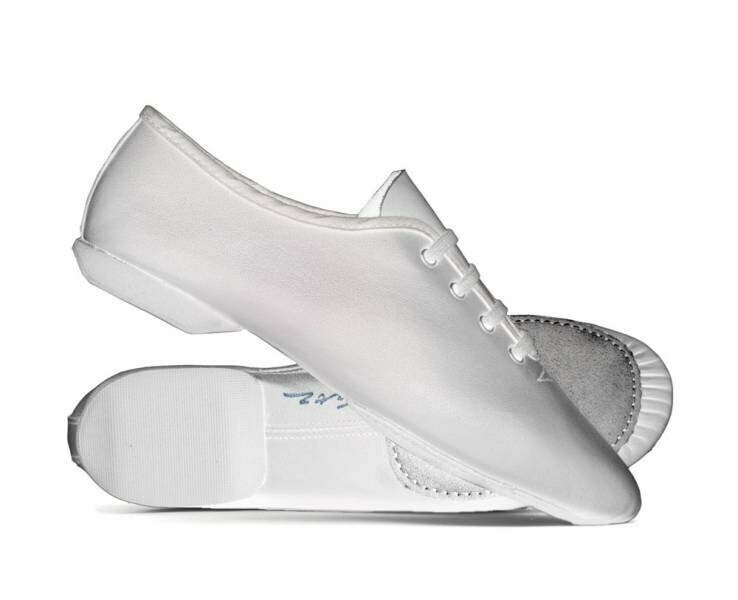 KATZ Split Sole White Leather Jazz Shoe