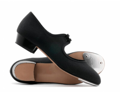 Canvas Low Heel Tap Shoes